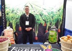 Steven Lemelin of Bunny Farm, Quebec. He said he is enjoying the regional focus.